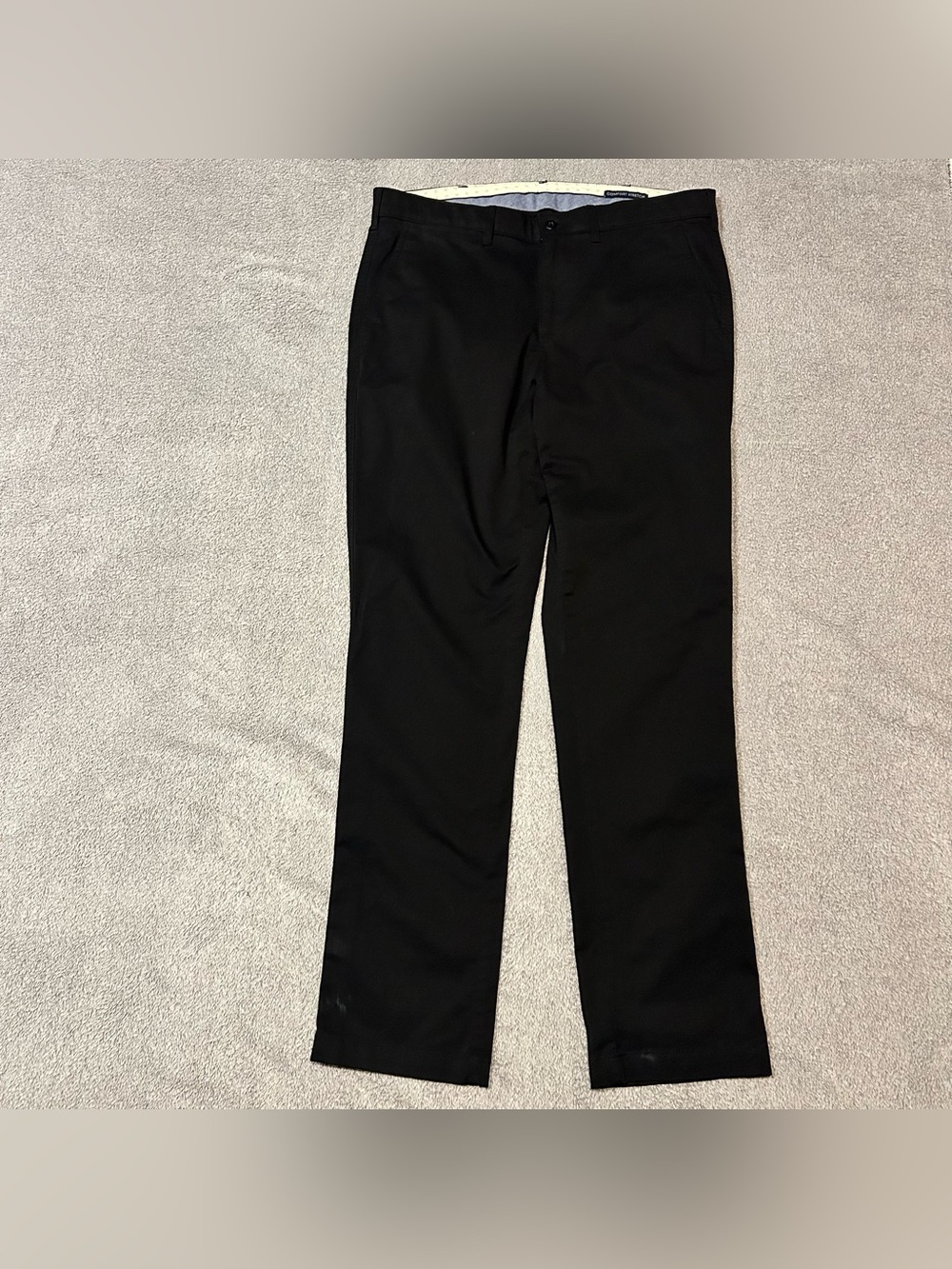 Cremieux Mens Comfort Stretch Regular Fit Chino Pants 34X32 Black